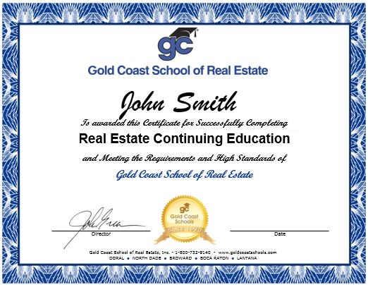 continuing education courses real estate