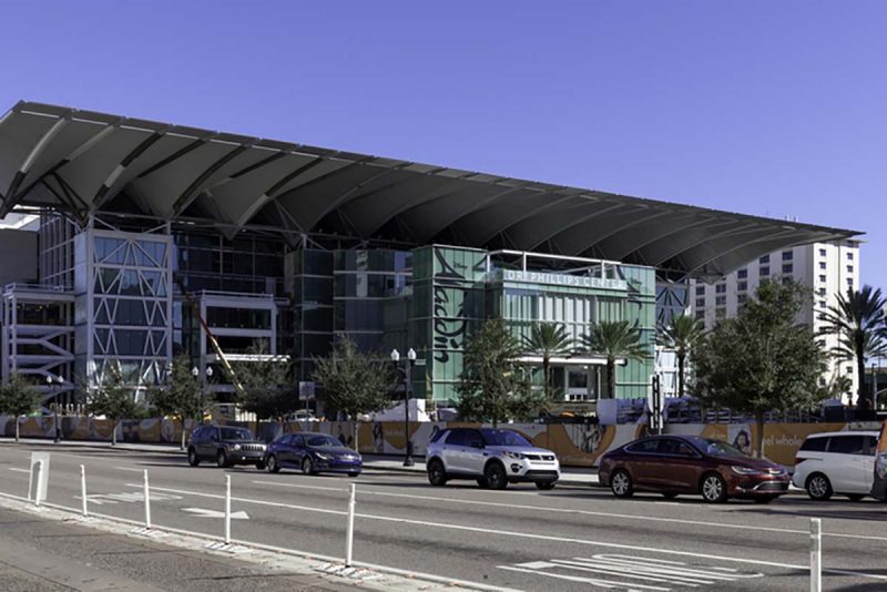 Exterior Dr. Phillips Center in Orlando, Florida, USA.