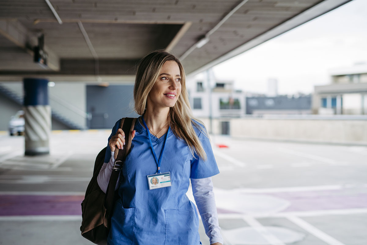 nurse leaving the hospital – real estate nursing side gig