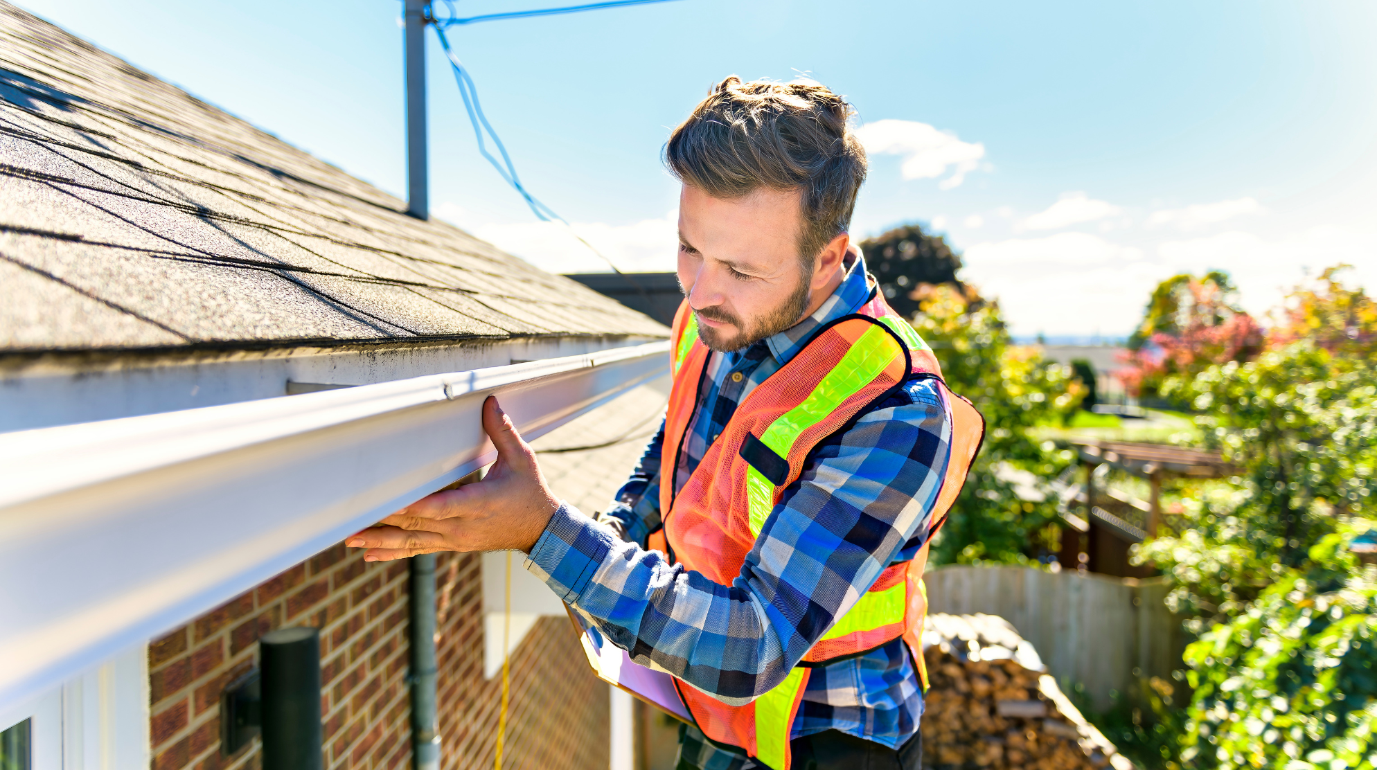 wind mitigation inspection happening on roof