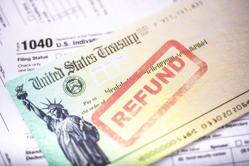 tax refund check