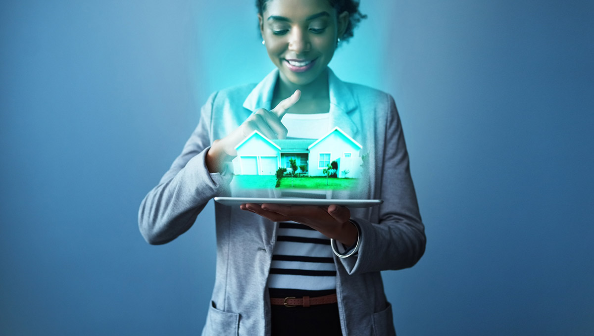 real estate agent uses AI  