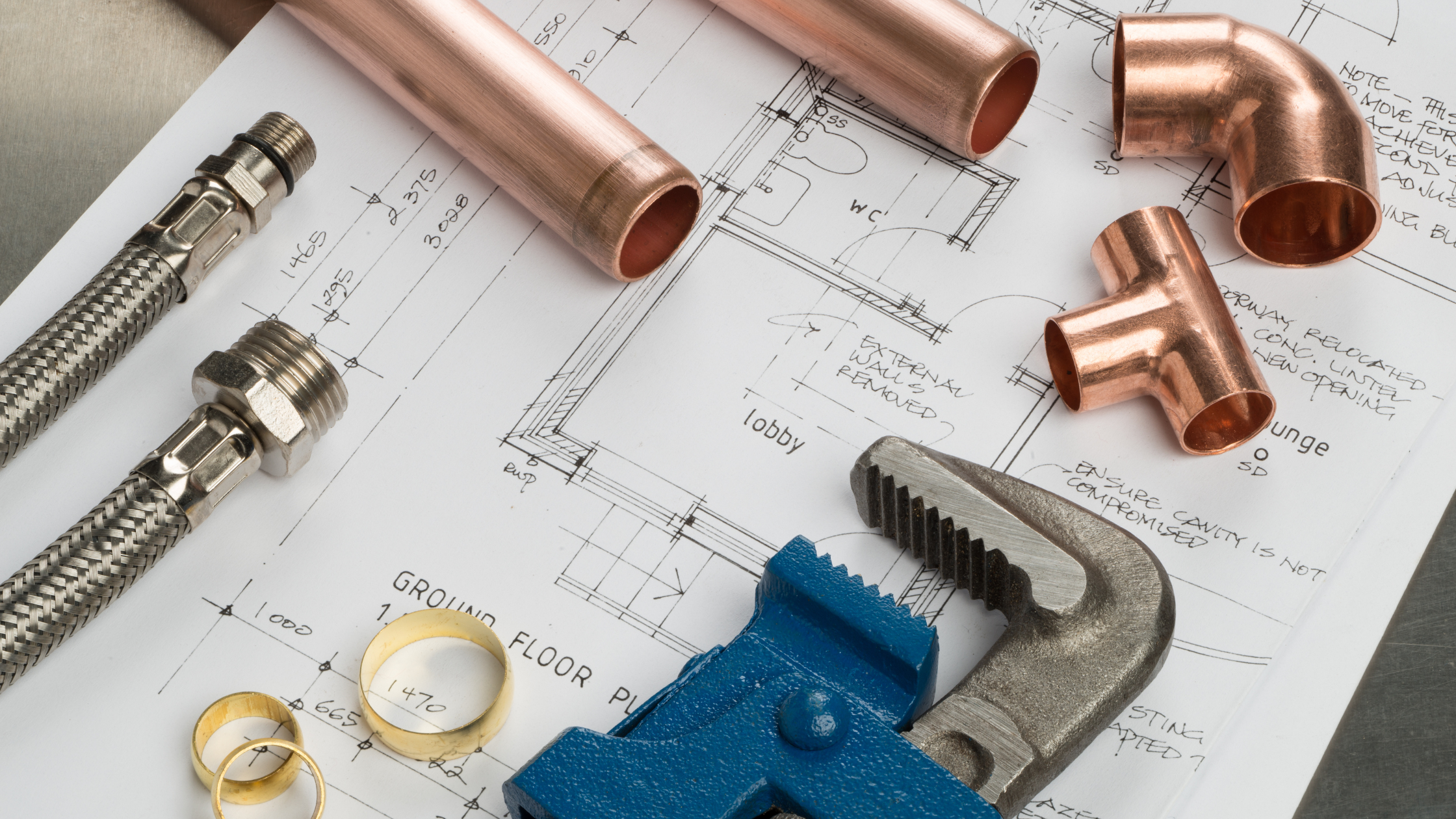 Mechanical, Electrical, and Plumbing drawing
